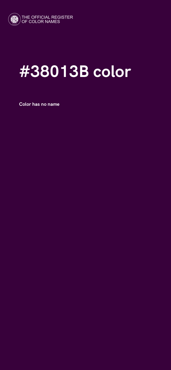 #38013B color image