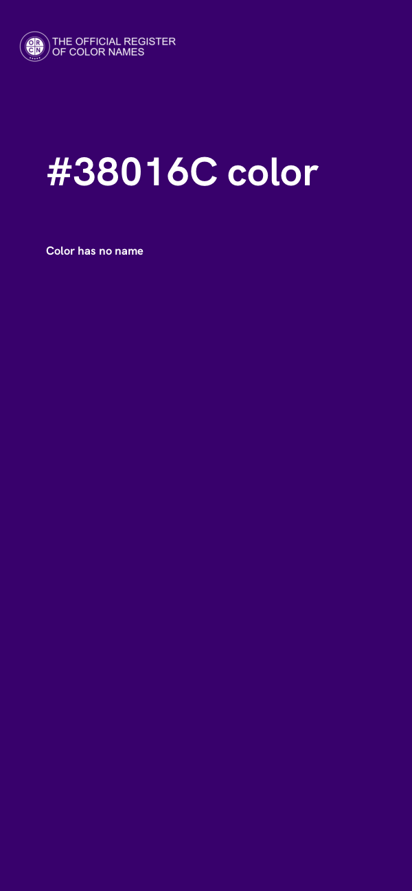 #38016C color image