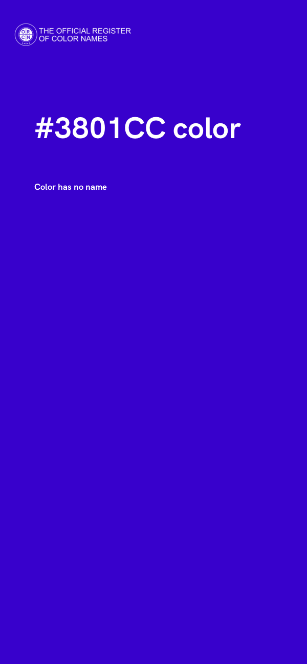 #3801CC color image
