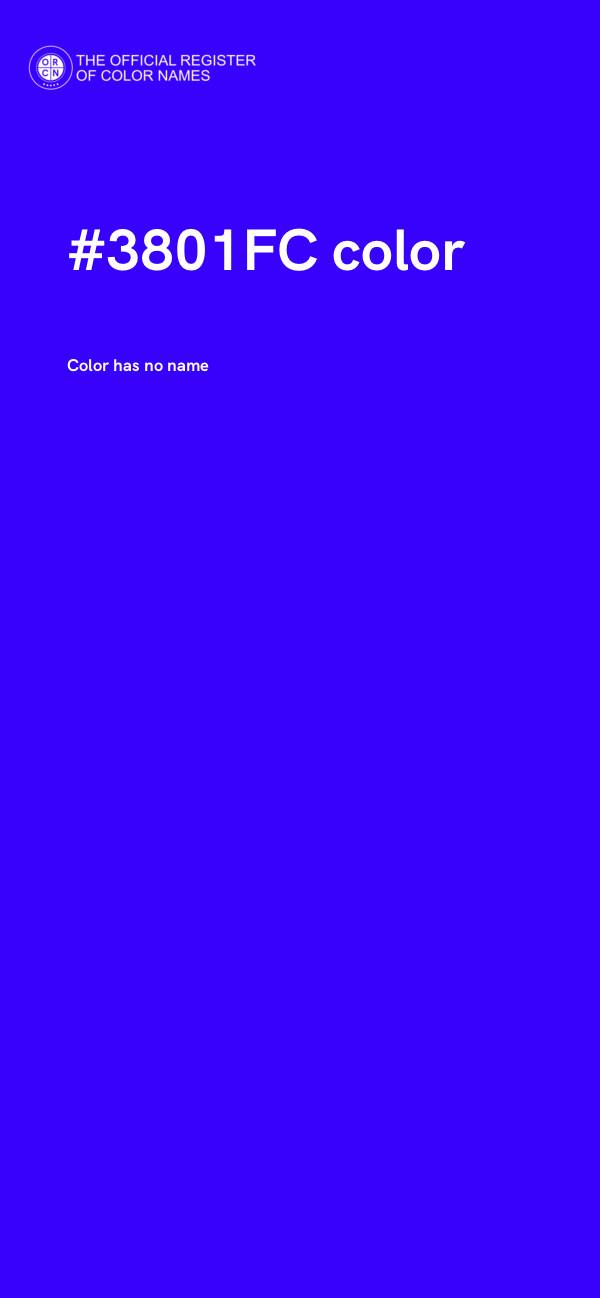 #3801FC color image