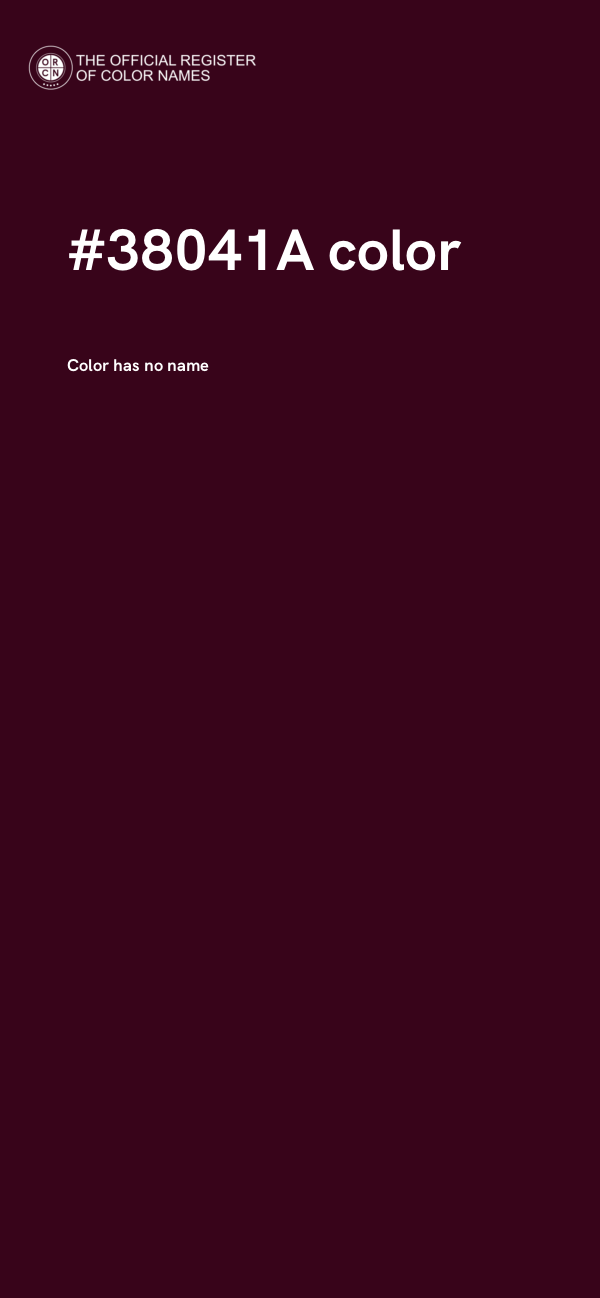 #38041A color image