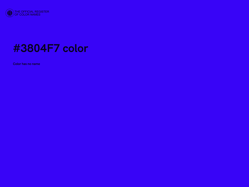 #3804F7 color image