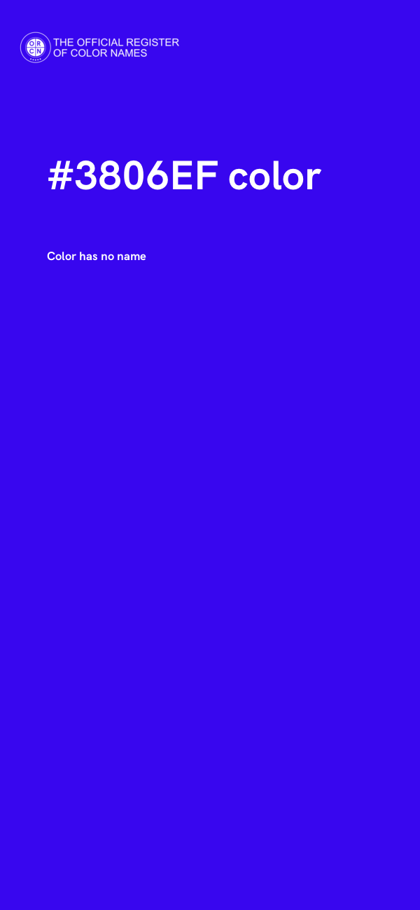 #3806EF color image