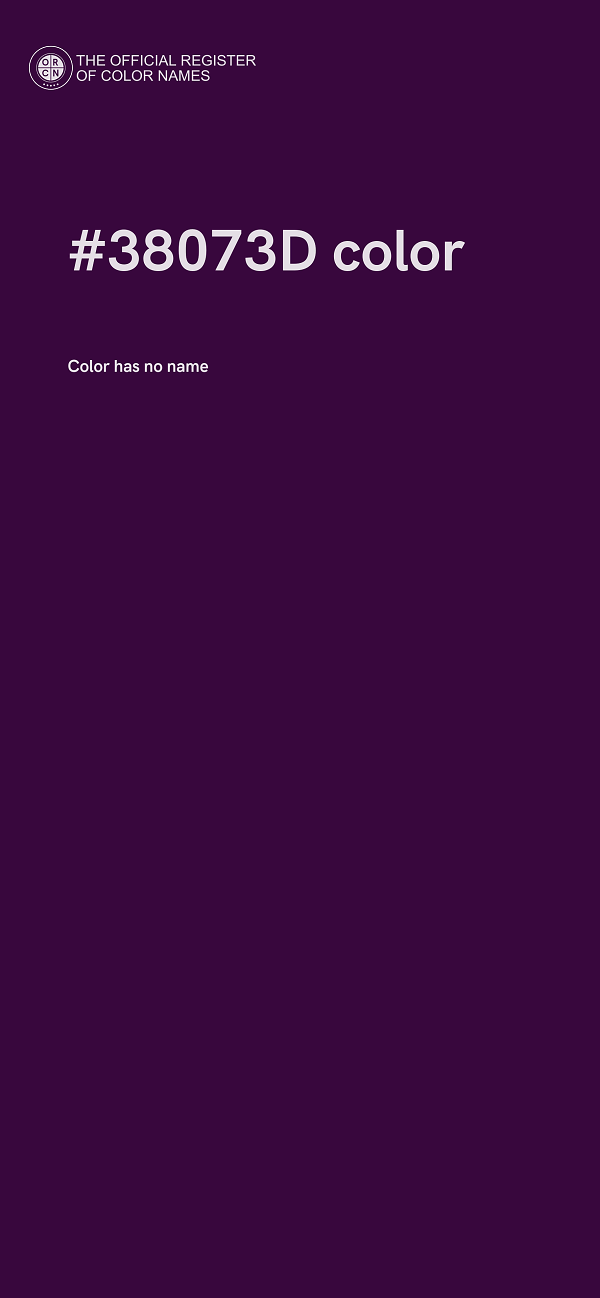 #38073D color image