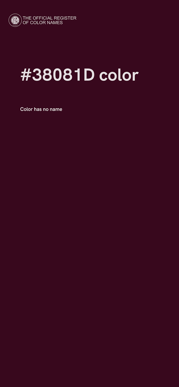 #38081D color image
