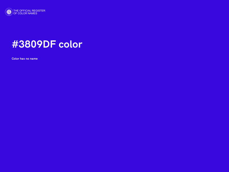 #3809DF color image