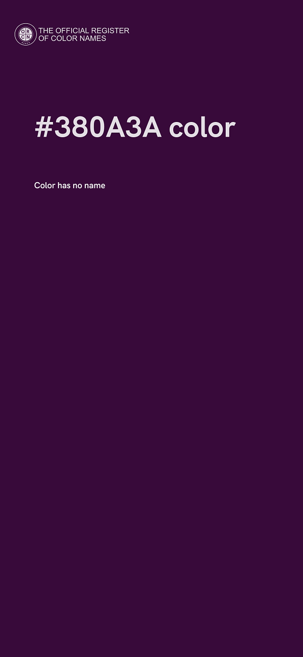 #380A3A color image