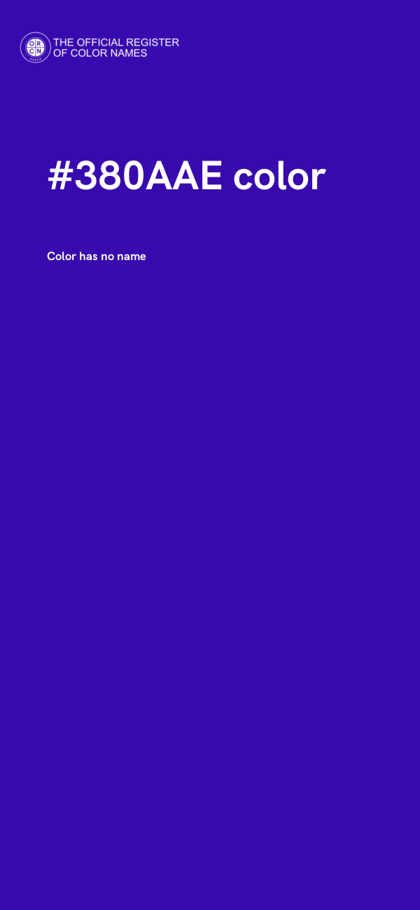#380AAE color image