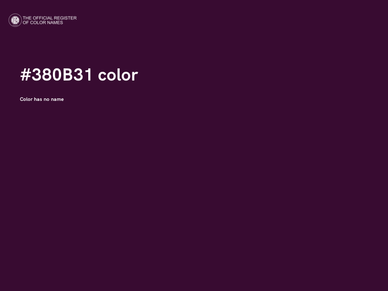 #380B31 color image