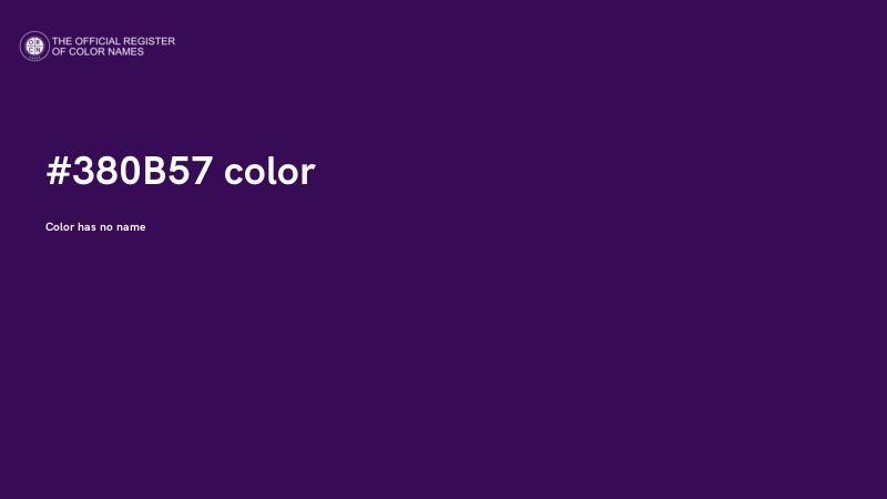 #380B57 color image