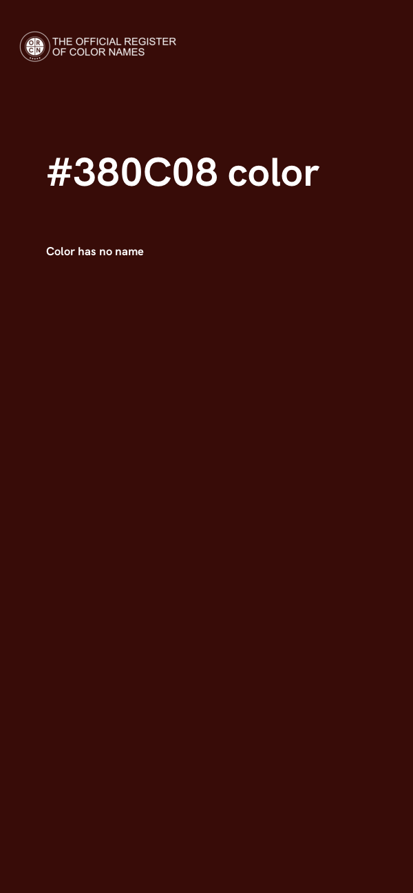 #380C08 color image