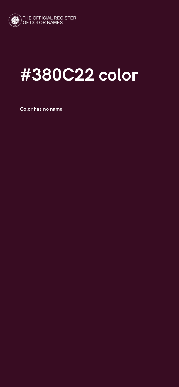 #380C22 color image