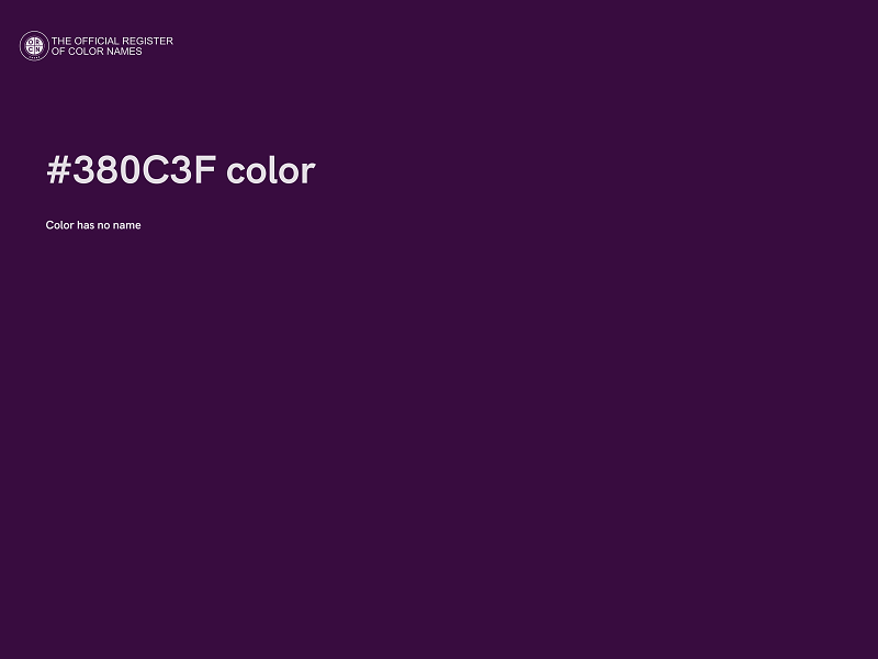 #380C3F color image