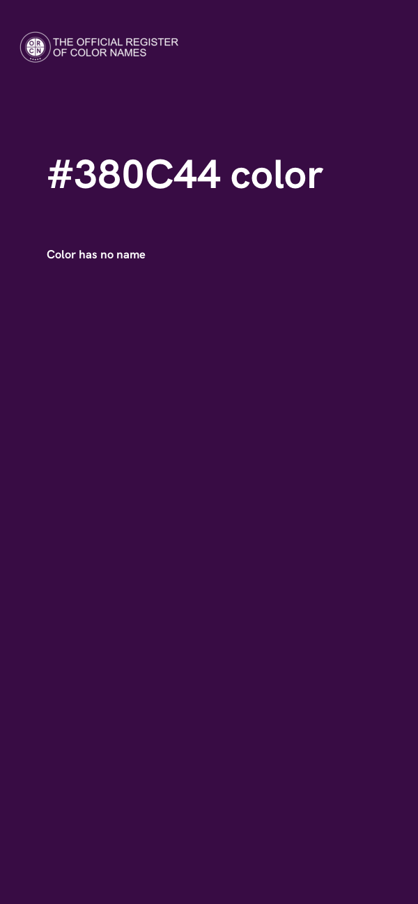 #380C44 color image