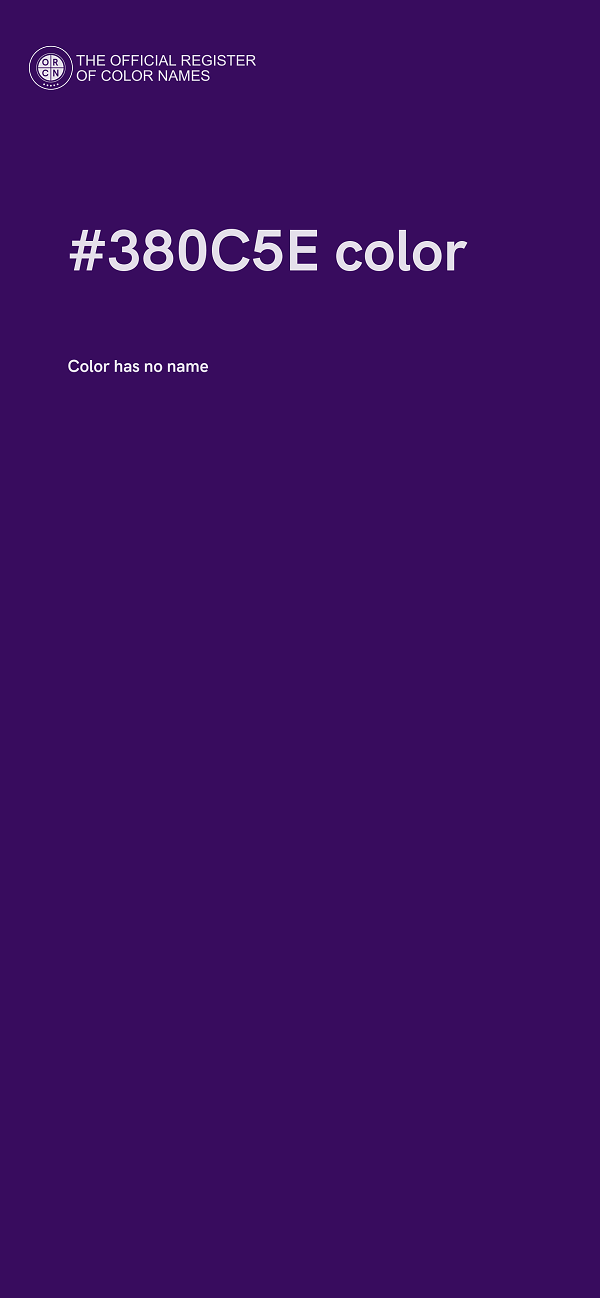 #380C5E color image