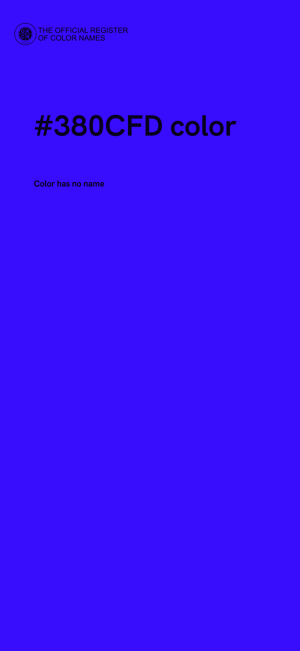 #380CFD color image