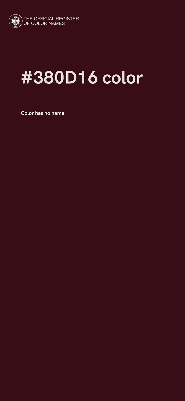 #380D16 color image