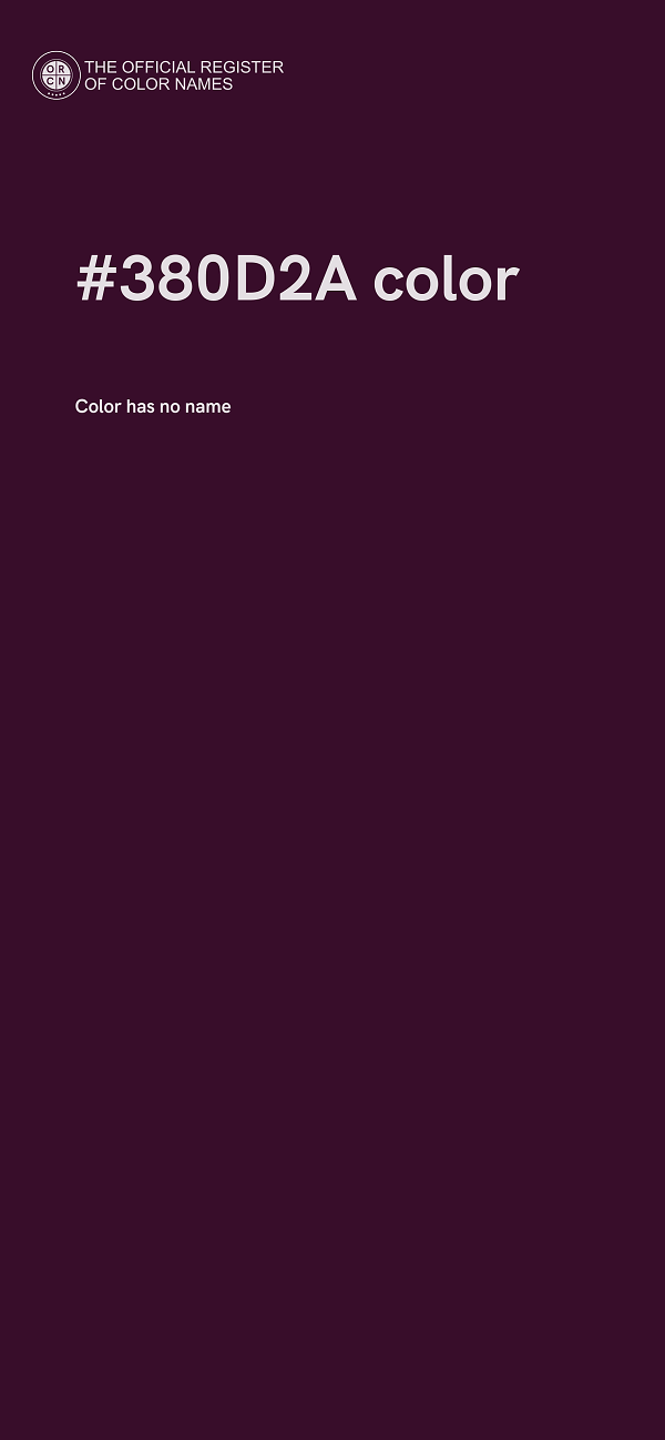 #380D2A color image