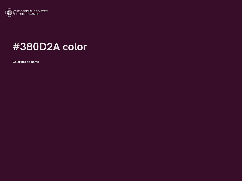 #380D2A color image