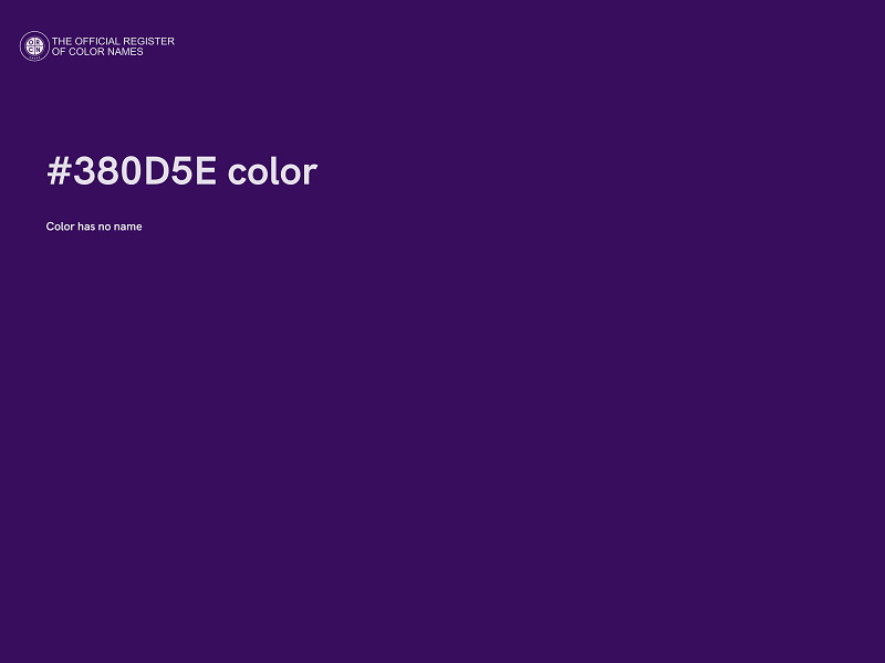 #380D5E color image