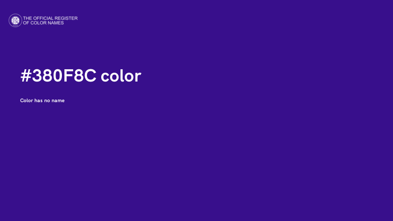 #380F8C color image