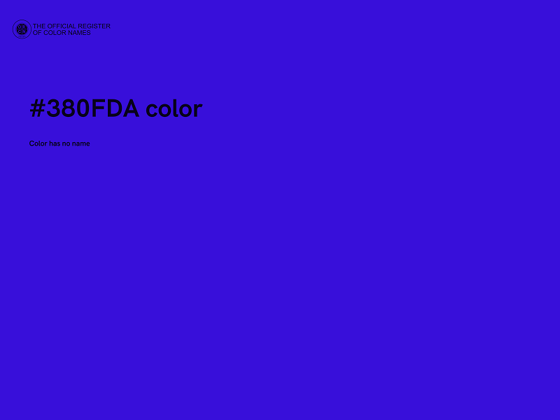 #380FDA color image