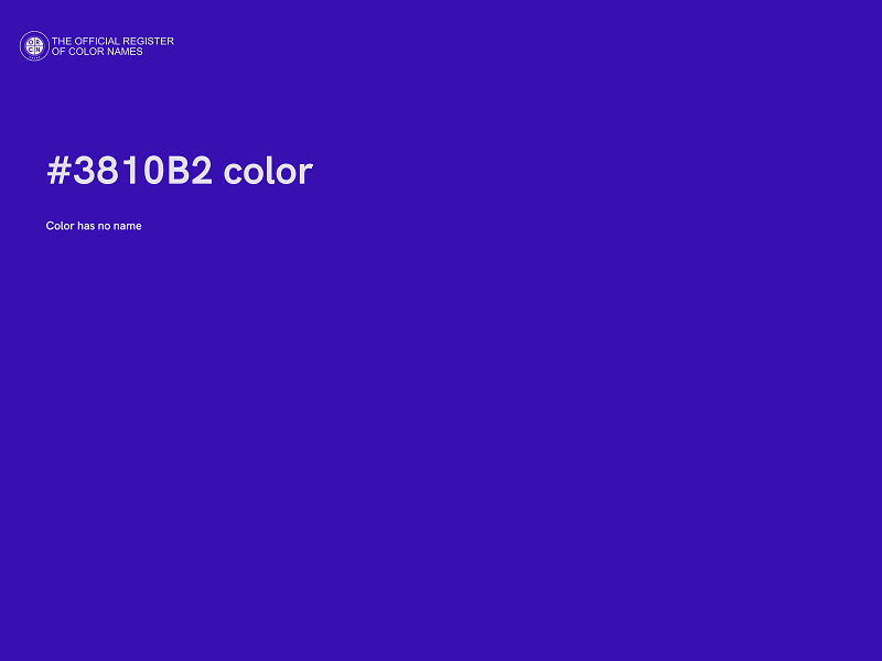 #3810B2 color image