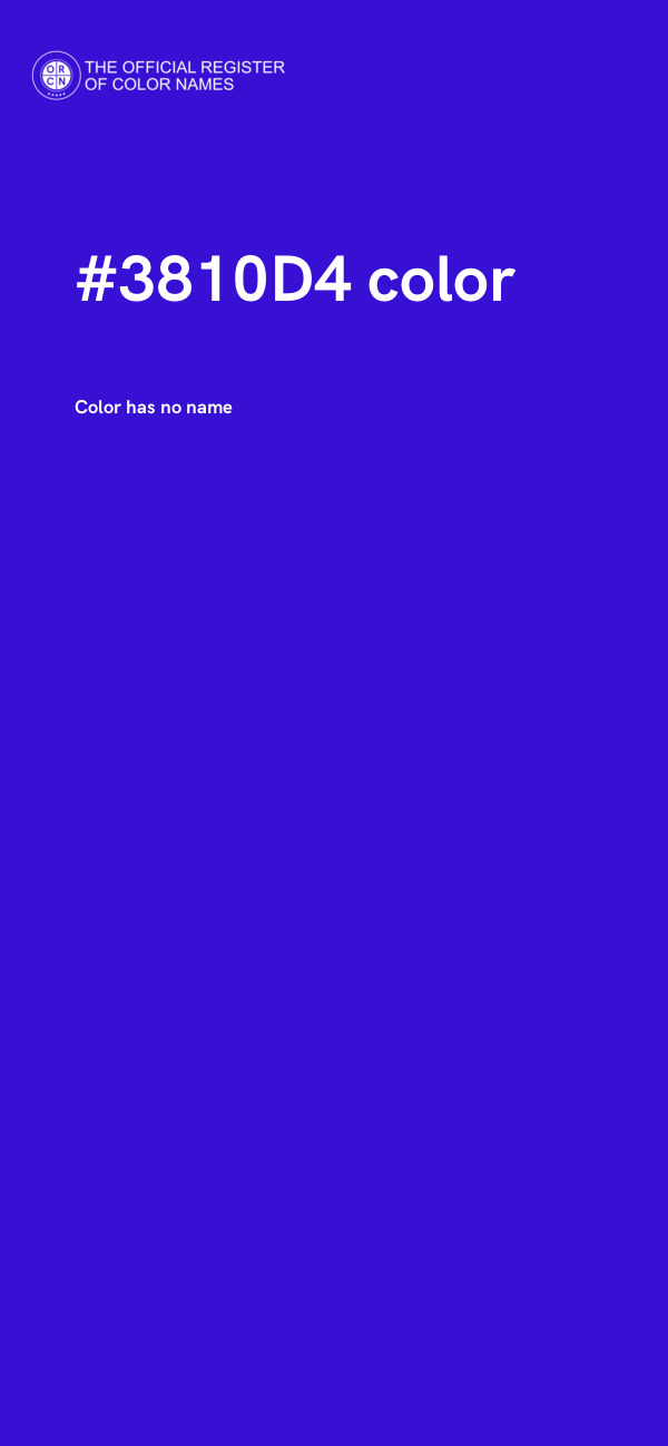 #3810D4 color image