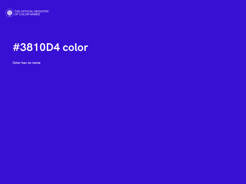 #3810D4 color image
