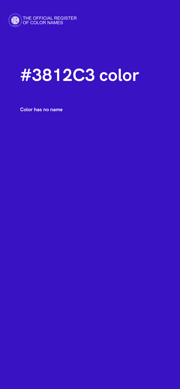 #3812C3 color image