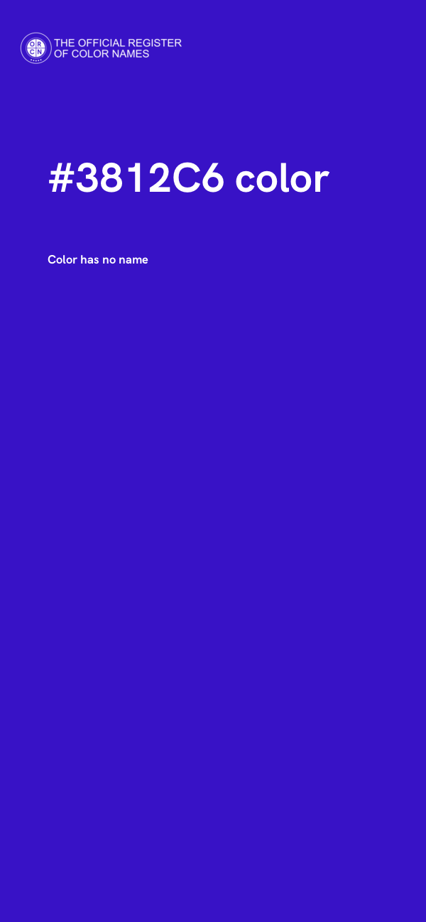 #3812C6 color image