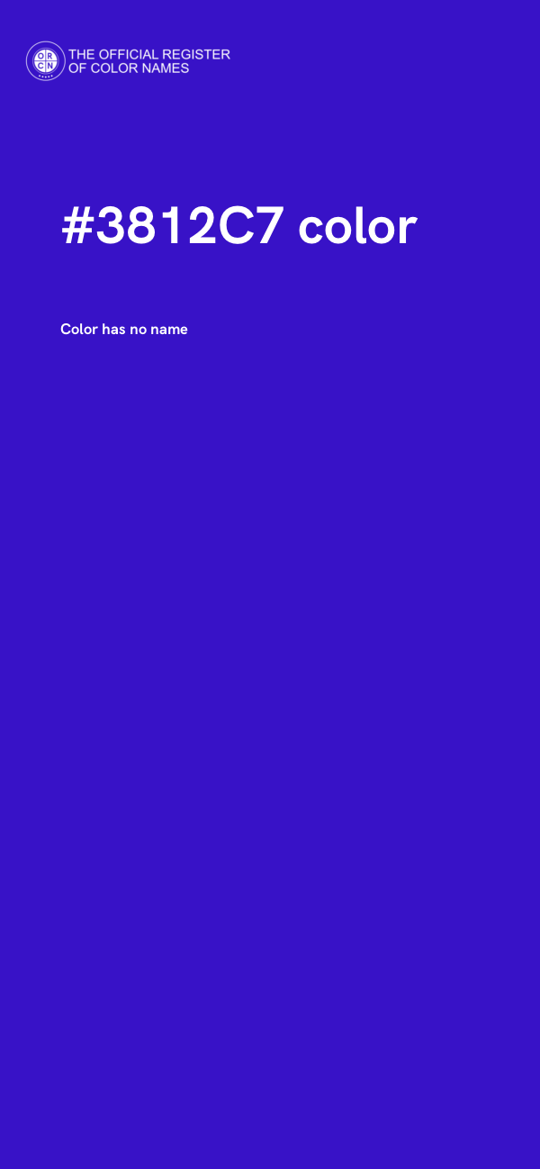 #3812C7 color image