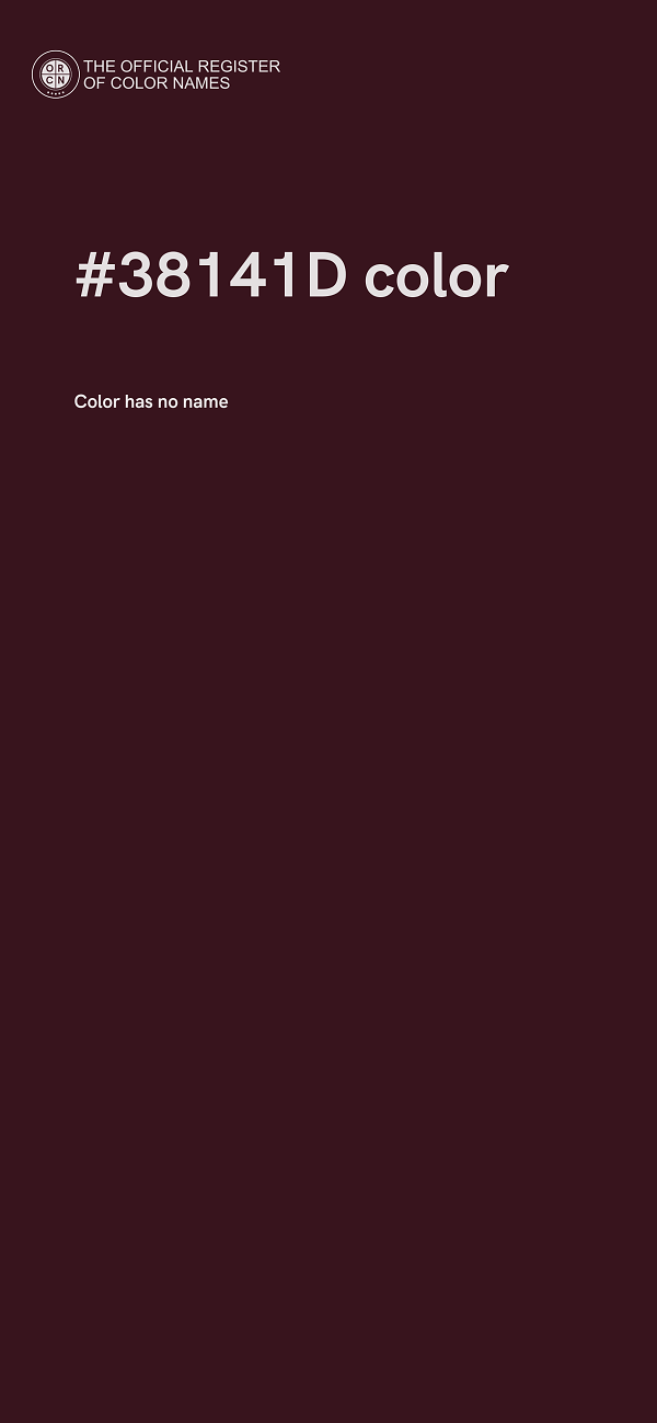 #38141D color image