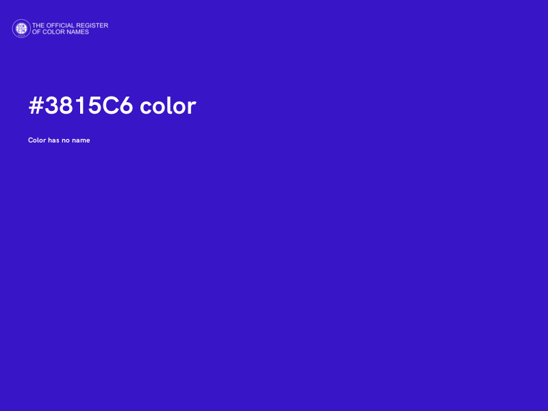 #3815C6 color image