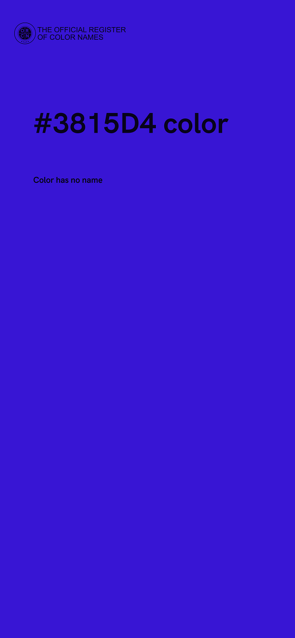 #3815D4 color image