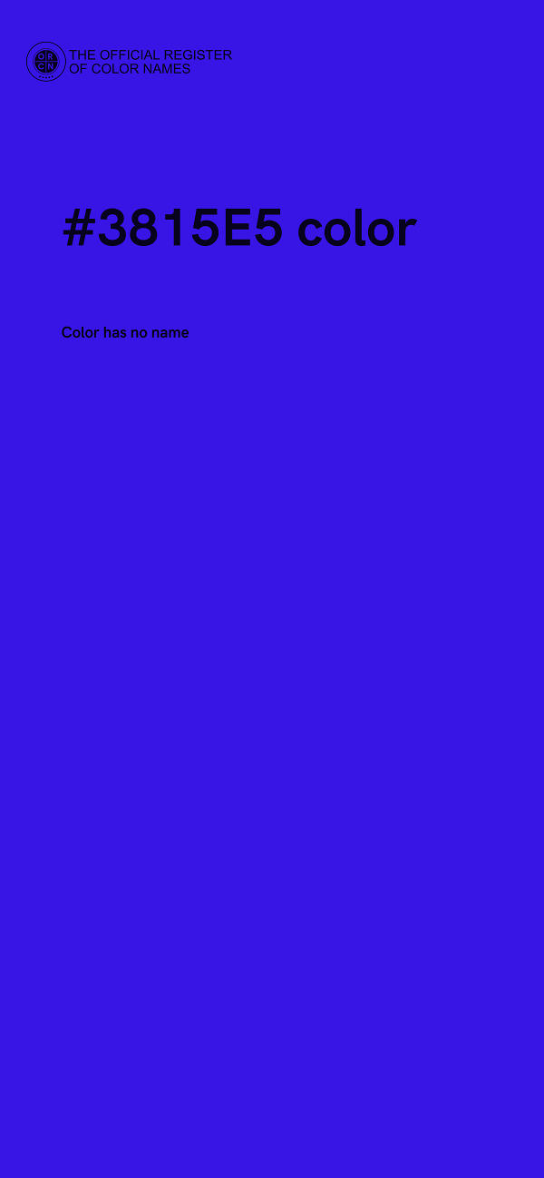 #3815E5 color image