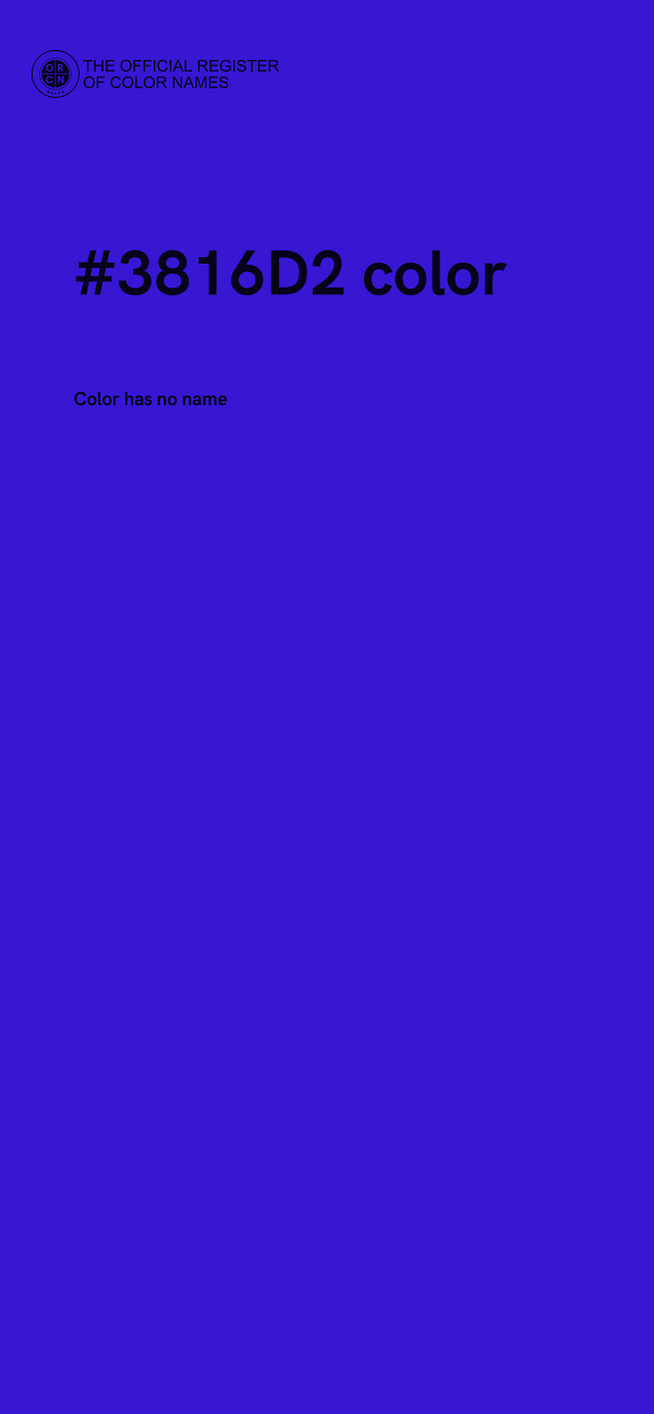 #3816D2 color image