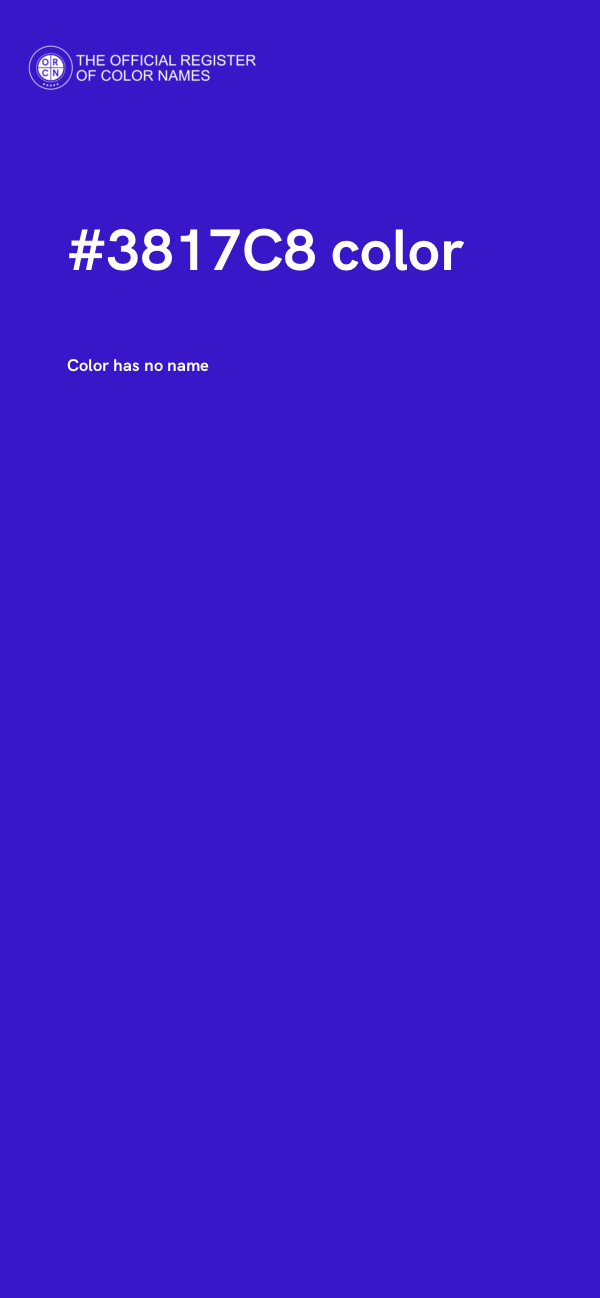 #3817C8 color image