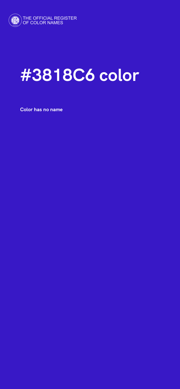 #3818C6 color image