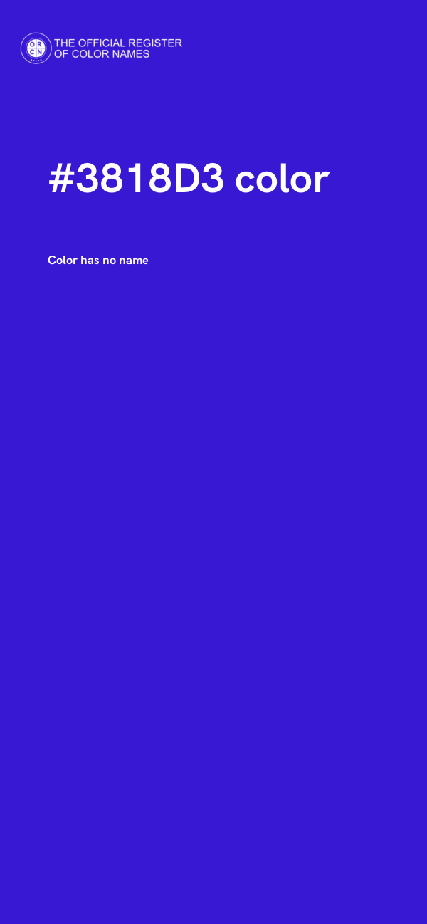 #3818D3 color image