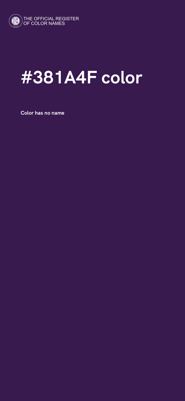 #381A4F color image