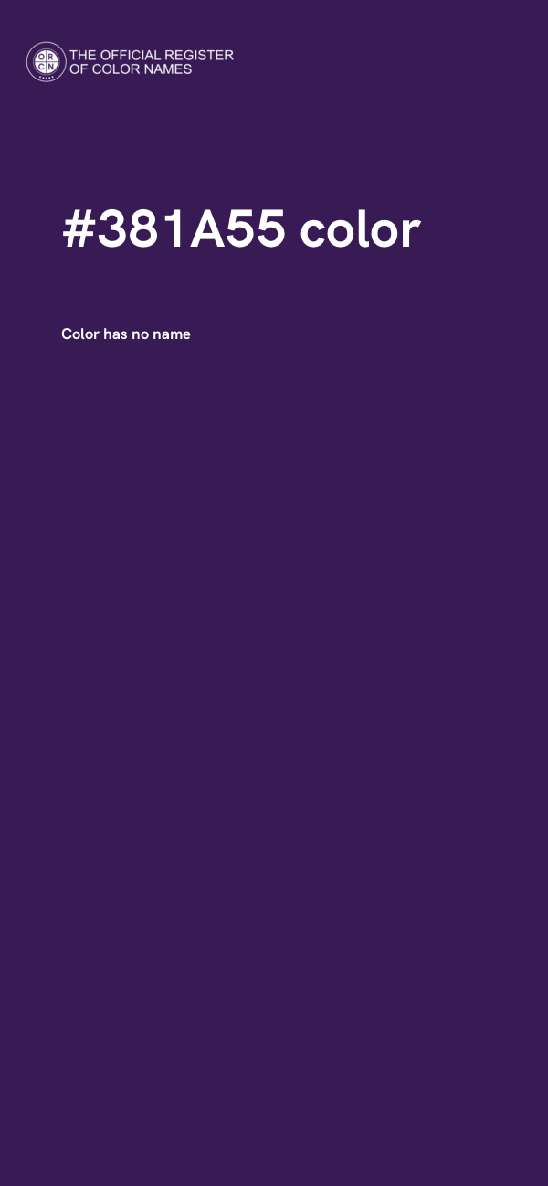 #381A55 color image