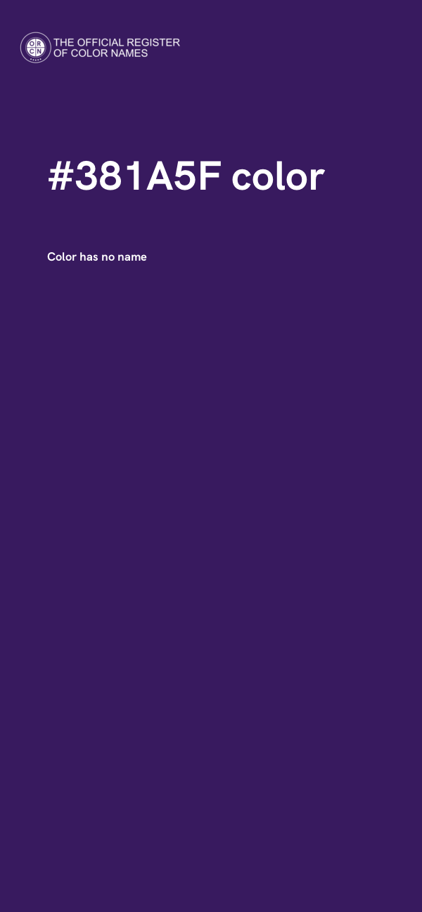 #381A5F color image