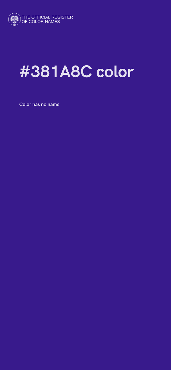 #381A8C color image