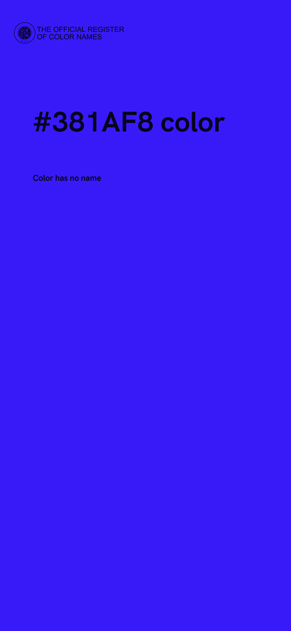 #381AF8 color image