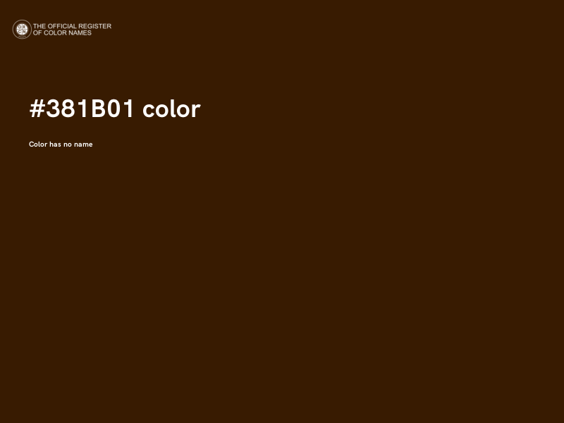 #381B01 color image