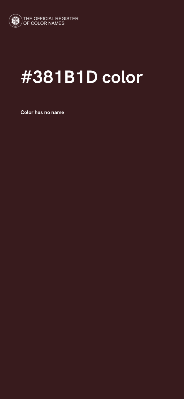 #381B1D color image