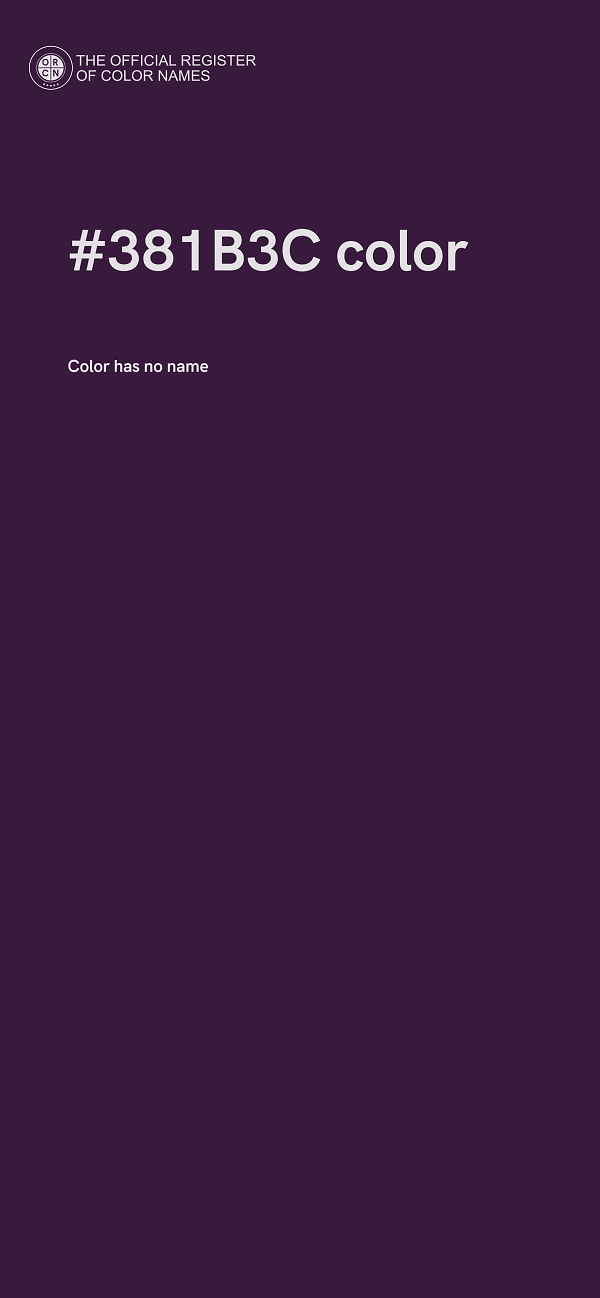 #381B3C color image