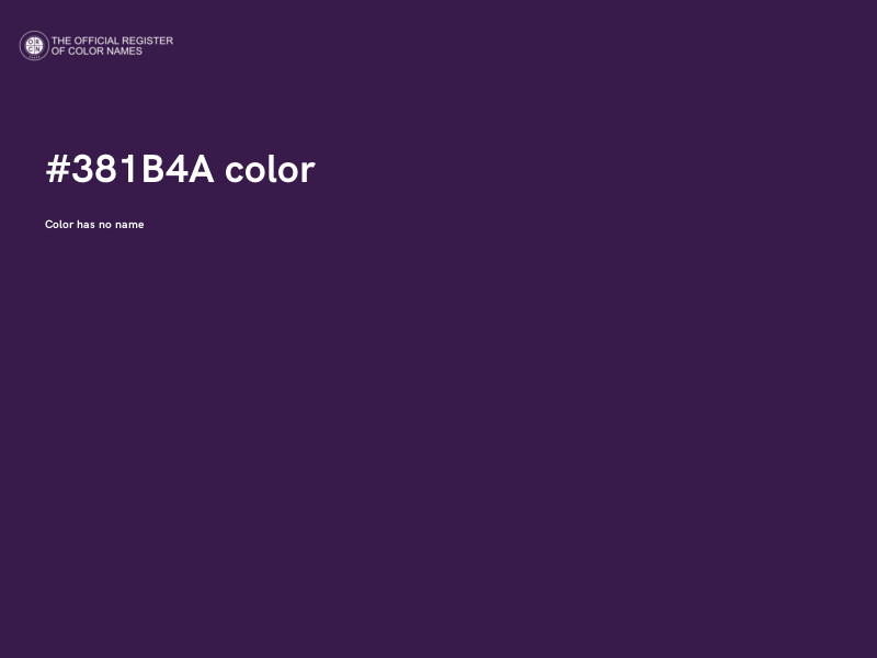#381B4A color image