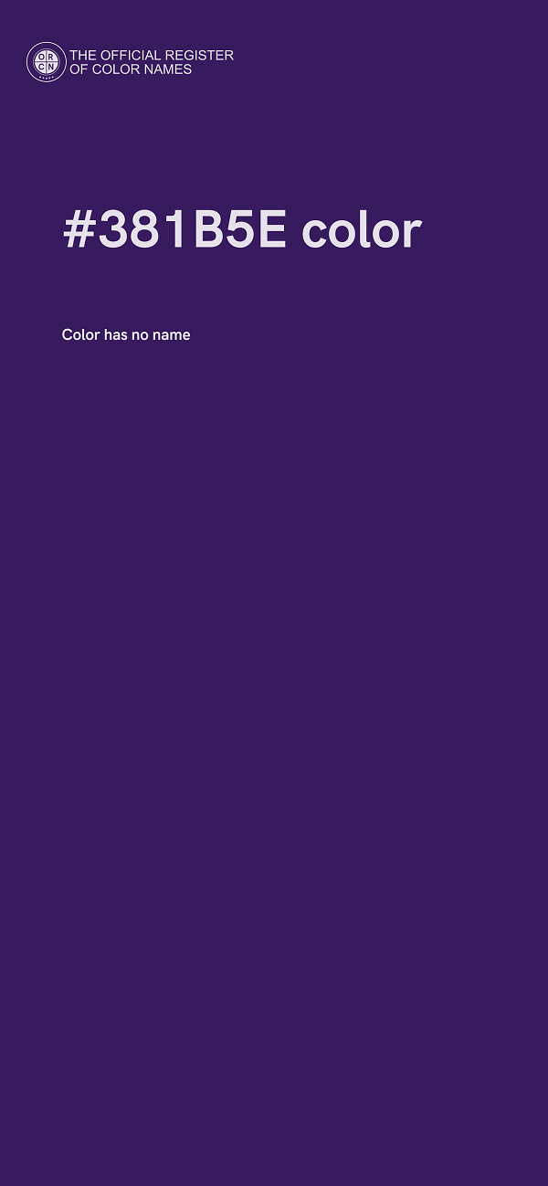 #381B5E color image